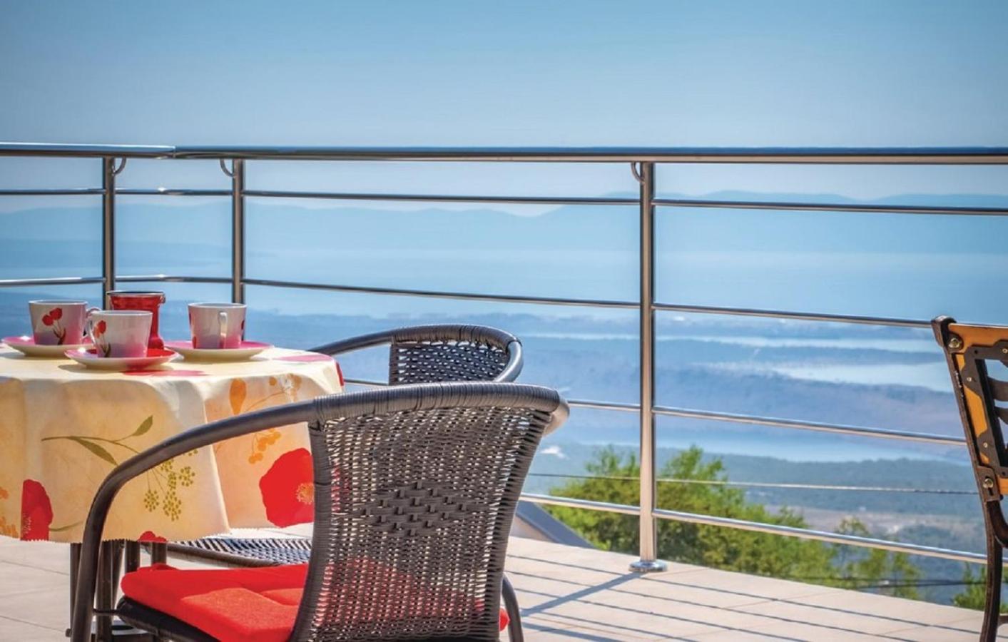 Apartment Jasna With Breathtaking Sea View, Terrace And Free Parking Hreljin Eksteriør billede